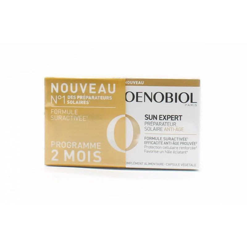 Oenobiol Sun Expert Préparateur Solaire Anti-âge 2X30 capsules