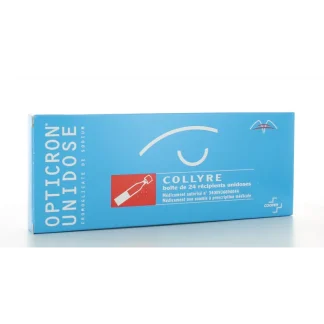 Opticron Unidose Collyre 24 récipents-unidose