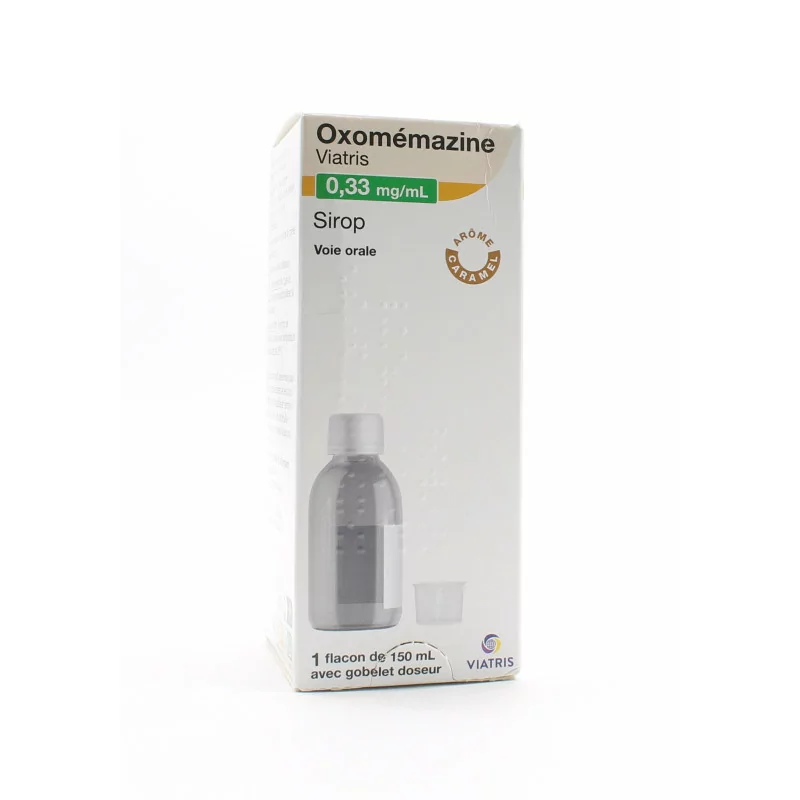 Oxomémazine Viatris 0,33mg/ml Sirop Arôme Caramel 150ml