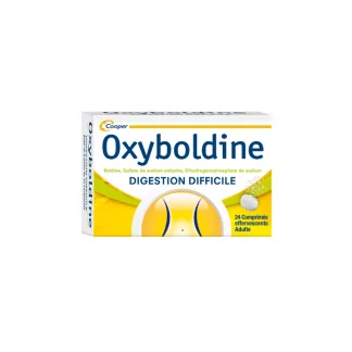 Oxyboldine 24 comprimés effervescents
