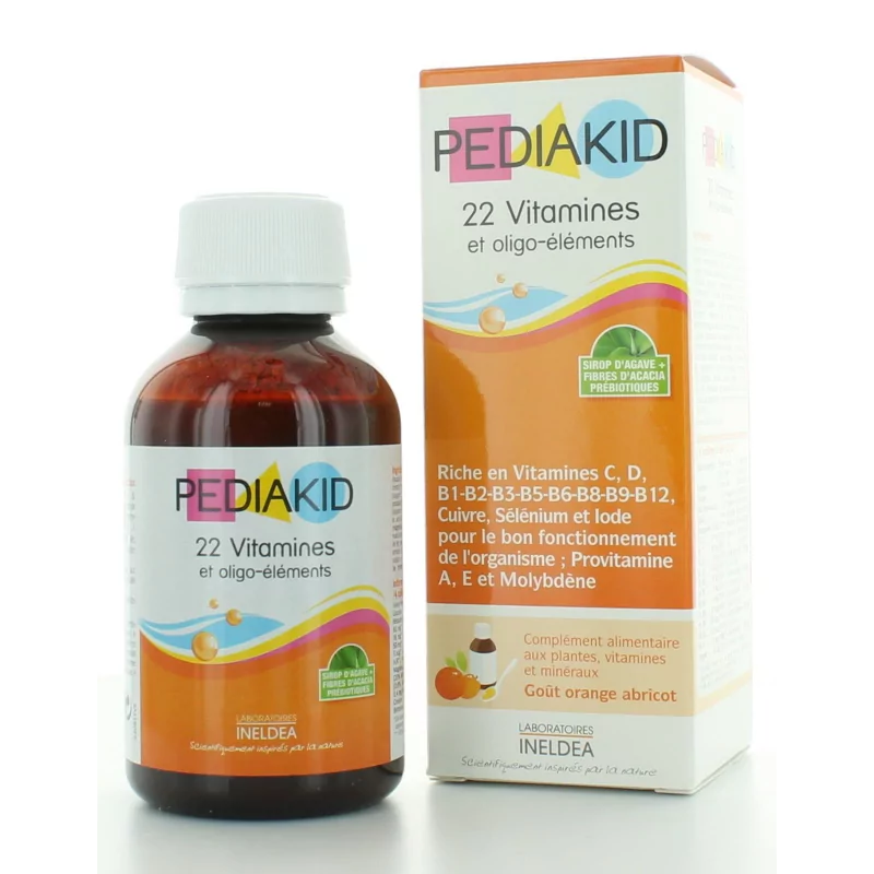 Pediakid 22 Vitamines et Oligo-éléments 125ml