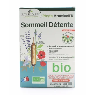 Phyto Aromicell'R Sommeil Détente Bio 20 ampoules