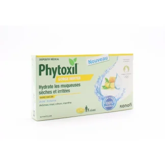 Phytoxil Gorge Irritée Miel Citron Menthe 16 pastilles sans sucres