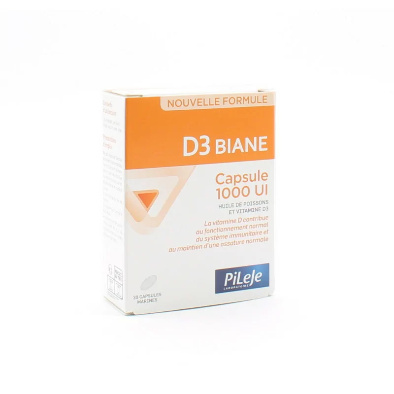 PiLeJe D3 Biane Capsule 1000UI 30 capsules
