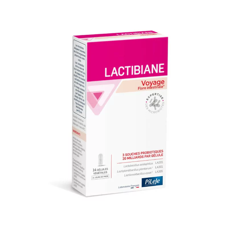 PiLeJe Lactibiance Voyage 14 gélules