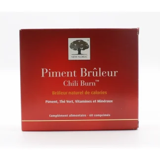 New Nordic Piment Brûleur Chili Burn 60 comprimés