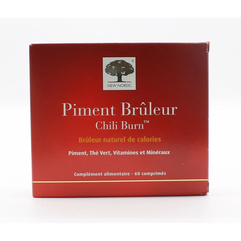 New Nordic Piment Brûleur Chili Burn 60 comprimés