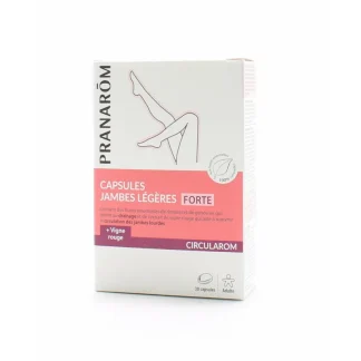 Pranarom Circularom Jambes Légères Forte 30 capsules