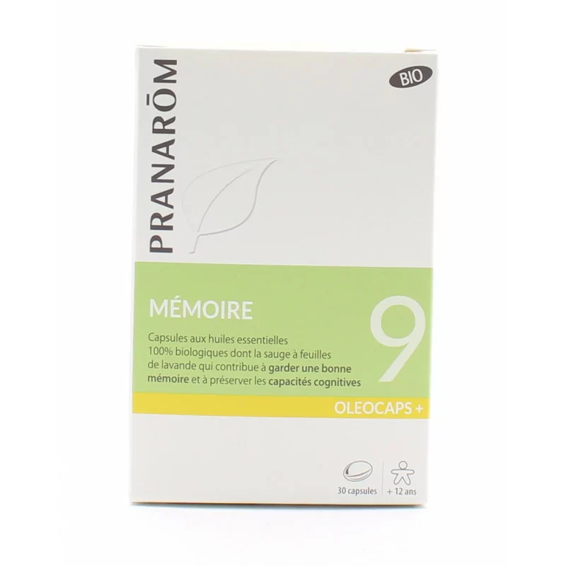 Pranarom Oleocaps+ Mémoire 9 30 capsules