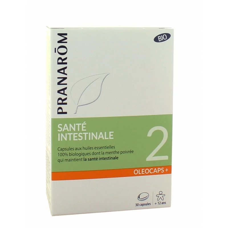 Pranarôm Oleocaps+ Santé Intestinale Bio 30 capsules