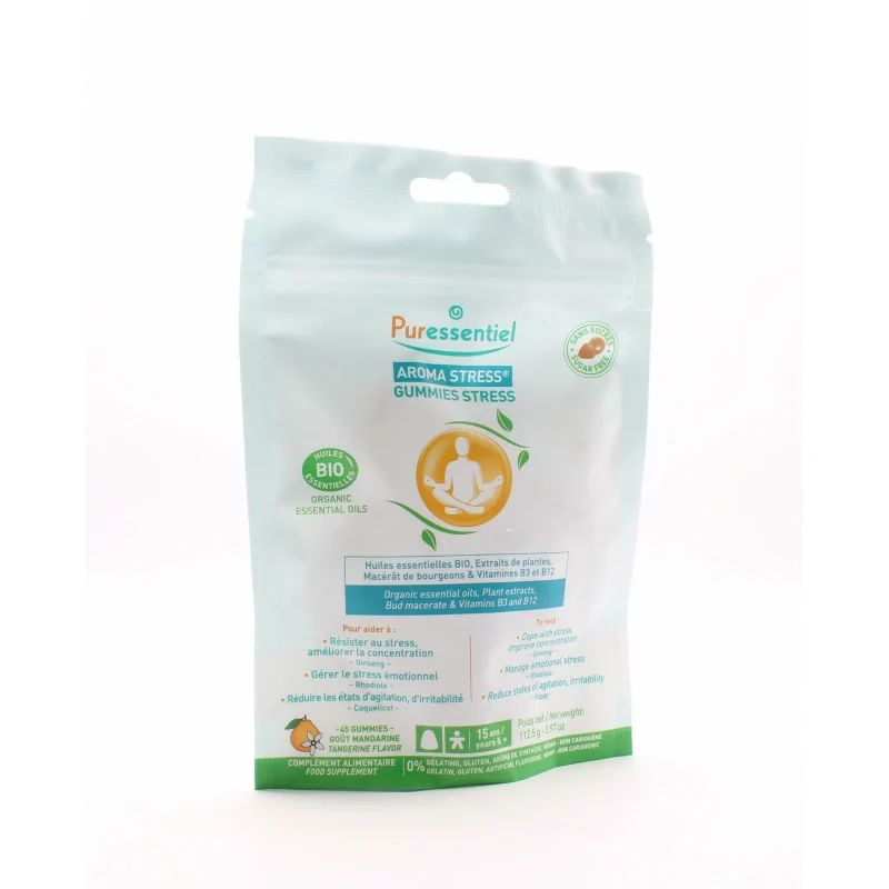 Puressentiel Aroma Stress Gummies Stress X45