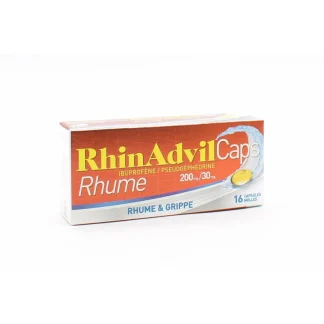 Rhinadvil Rhume 16 capsules molles