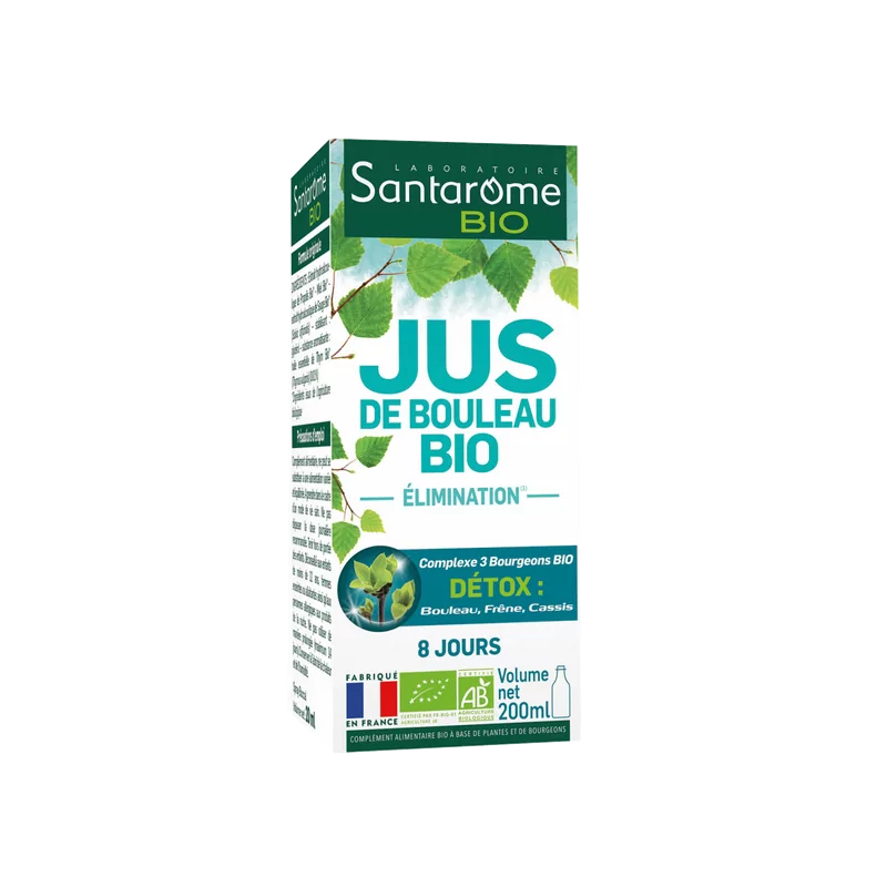Santarôme Bio Jus de Bouleau Élimination 200ml