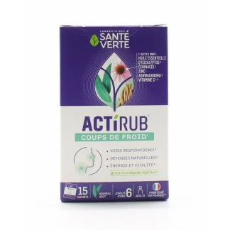 Santé Verte Actirub Nez & Gorge 15 sachets