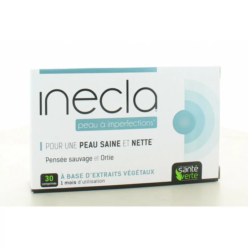 Santé Verte Inecla Peau à Imperfections 30 comprimés