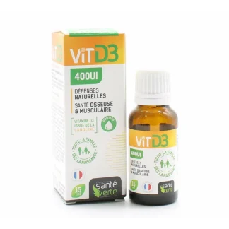 Santé Verte Vit D3 400UI 15ml