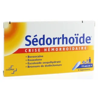 Sédorrhoïde 8 suppositoires