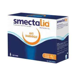 Smectalia Diarrhée Aiguë Orange-Vanille 18 sachets