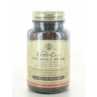 Solgar Ester-C Plus Vitamine C 500mg 50 gélules végétales
