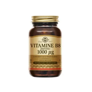 Solgar Vitamine B8 Biotine 1000µg 50 gélules