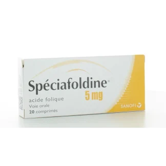 Spéciafoldine 5mg 20 comprimés