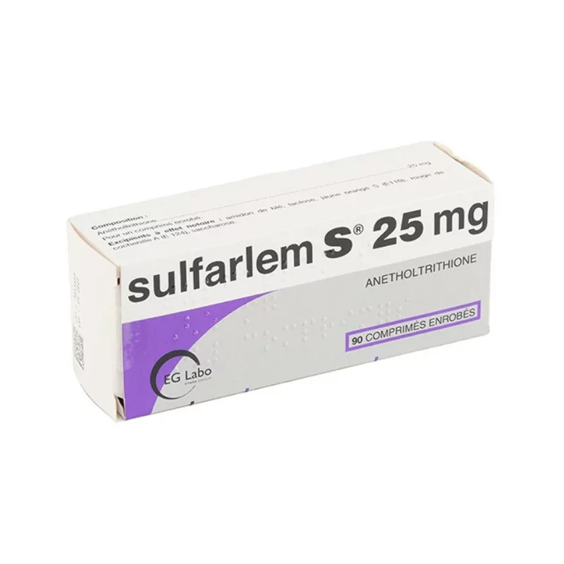 Sulfarlem 25 mg 90 comprimés
