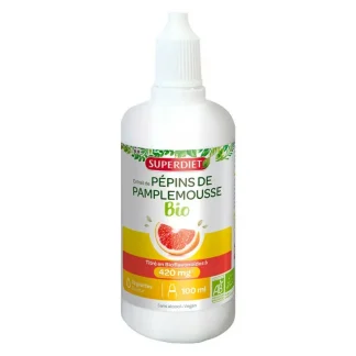 Superdiet Extrait de Pépins de Pamplemousse Bio 420mg 100ml