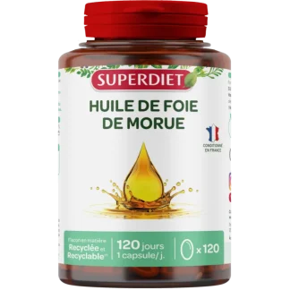 Superdiet Huile de Foie de Morue 120 gélules