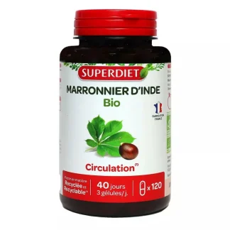 Superdiet Marronnier d'Inde Bio 120 gélules