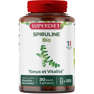 Superdiet Spiruline Bio 120 gélules