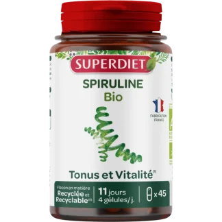 Superdiet Spiruline Bio 45 gélules
