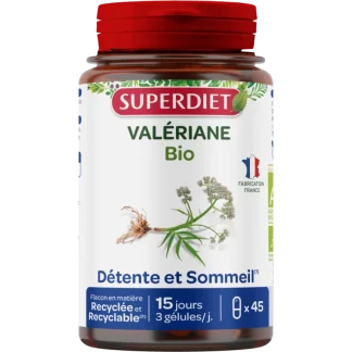 Superdiet Valériane Bio 45 gélules