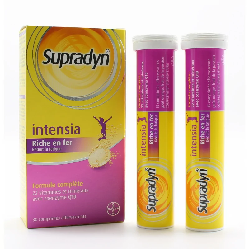 Supradyn Intensia 30 comprimés effervescents