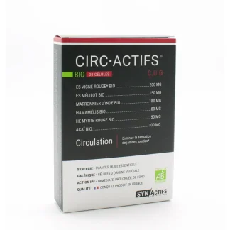 SynActifs CircActifs Bio Circulation 30 gélules