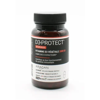SynActifs D3 Protect Vitamine D3 Végétale 2000Ul 60 gélules