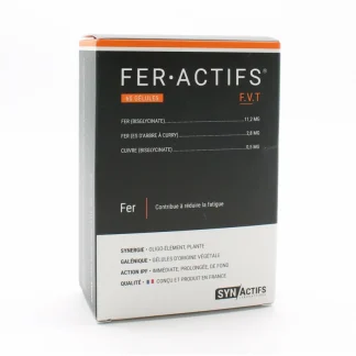 SynActifs FerActifs 60 gélules