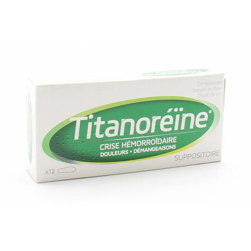 Titanoréïne 12 suppositoires