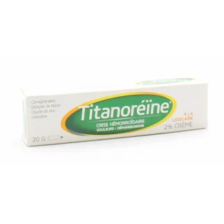 Titanoréïne 2% Crème à la Lidocaïne 20 g