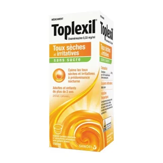 Toplexil Sirop sans sucre 150ml