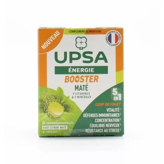 Upsa Energie Booster Maté 20 comprimés effervescents