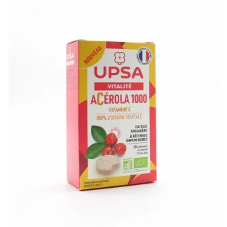UPSA Vitalité Acérola 1000 30 comprimés à croquer