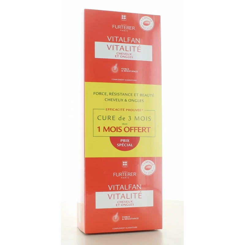 Furterer Vitalfan Cheveux et Ongles 3X30 capsules