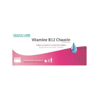 Collyre Vitamine B12 Chauvin 10 unidoses