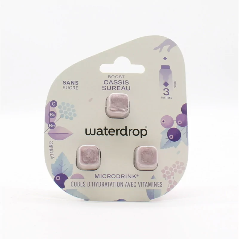 Waterdrop Microdrink Boost Cassis Sureau 3 portions