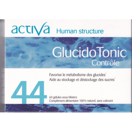 Activa 44 Glucidotonic Controle 60 gelules