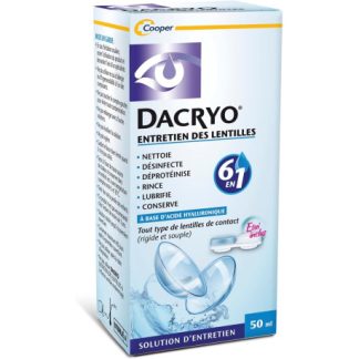 Dacryo Entretien des lentilles 6 en 1