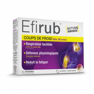Efirub Coups de froid 16 Sachets Les 3 Chênes