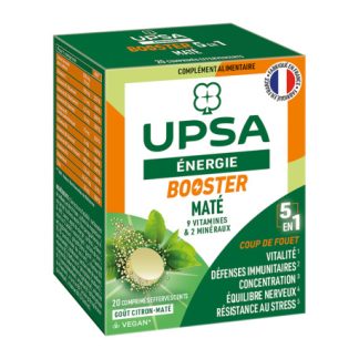 Énergie Booster Maté 5-en-1 20 Comprimés effervescents