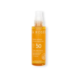 Huile Solaire SPF50 à l'Huile d'Abricot BIO La Rosée