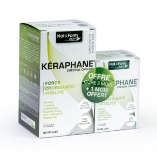 Kéraphane Cheveux et ongles Nat&Form Gélules